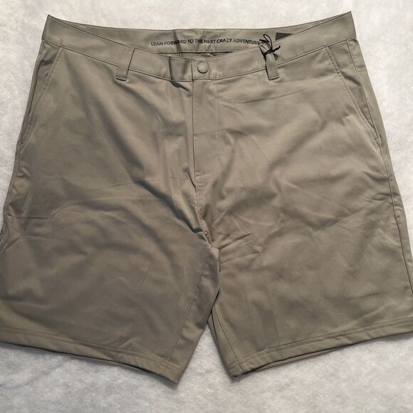 Rhone Men's 9" Commuter Shorts  Sage Green Athletic Performance Casual Fit Flex - Picture 3 of 6